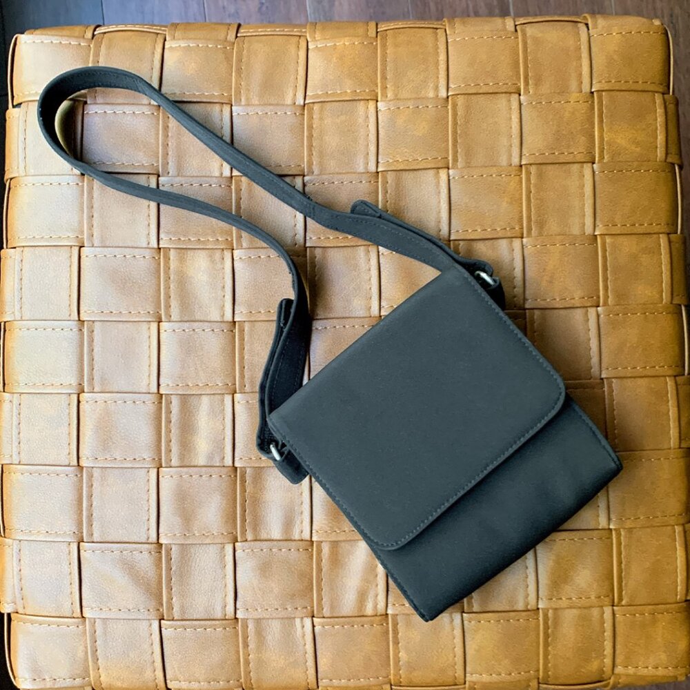 NWOT Black Nylon Crossbody Bag